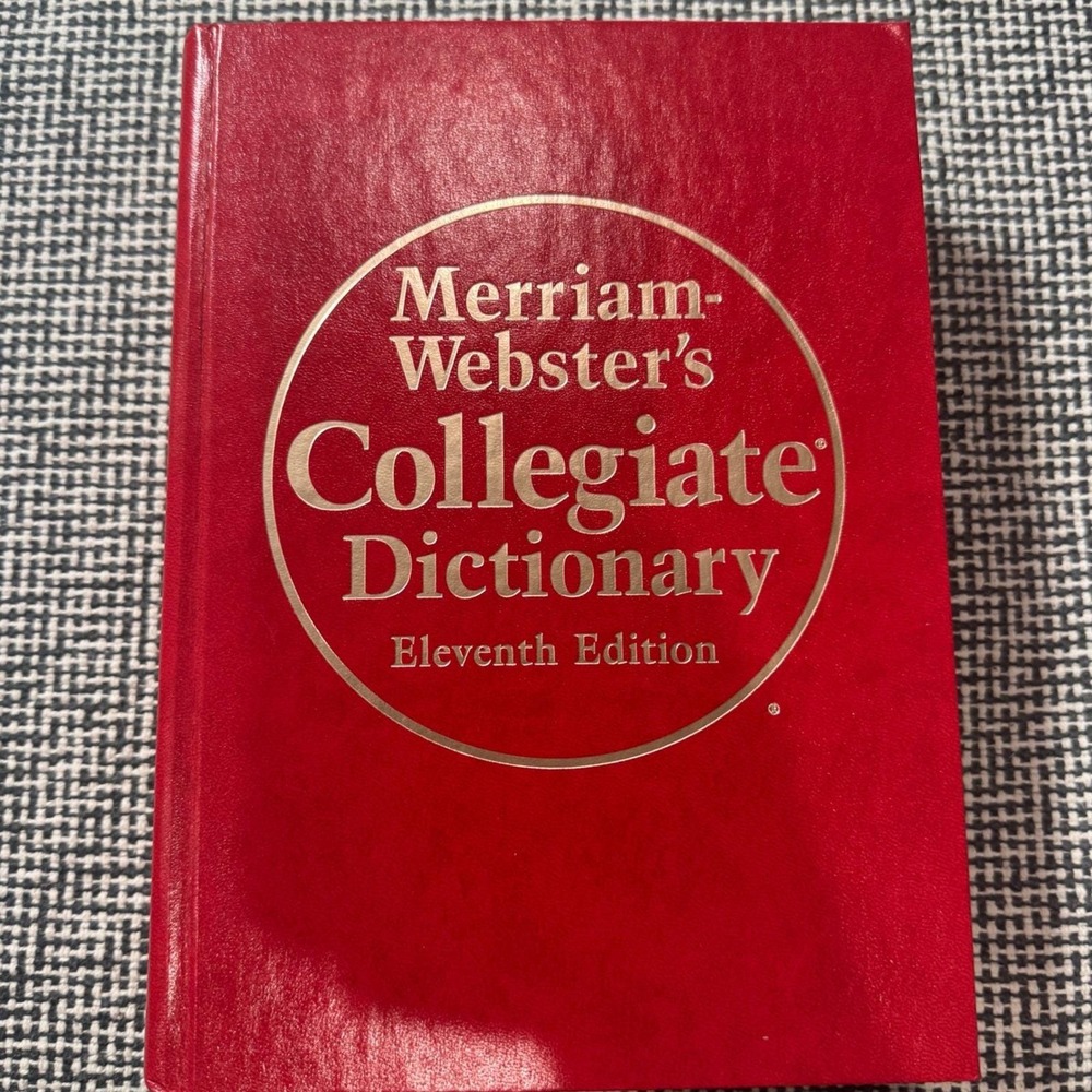 Merriam-Webster's Collegiate Dictionary Eleventh Edition Red Hardcover Indexed